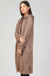 Oversized Tan Hoodie Dress