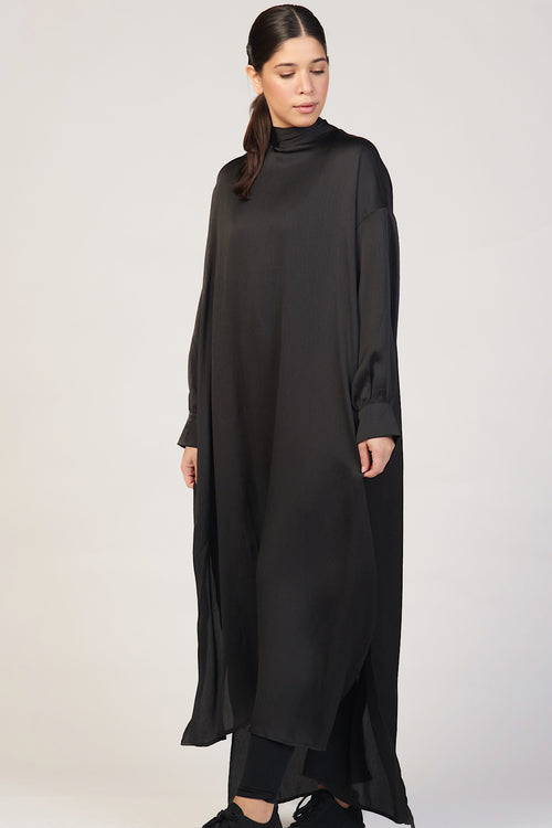 Eden Sash Maxi Dress - Black