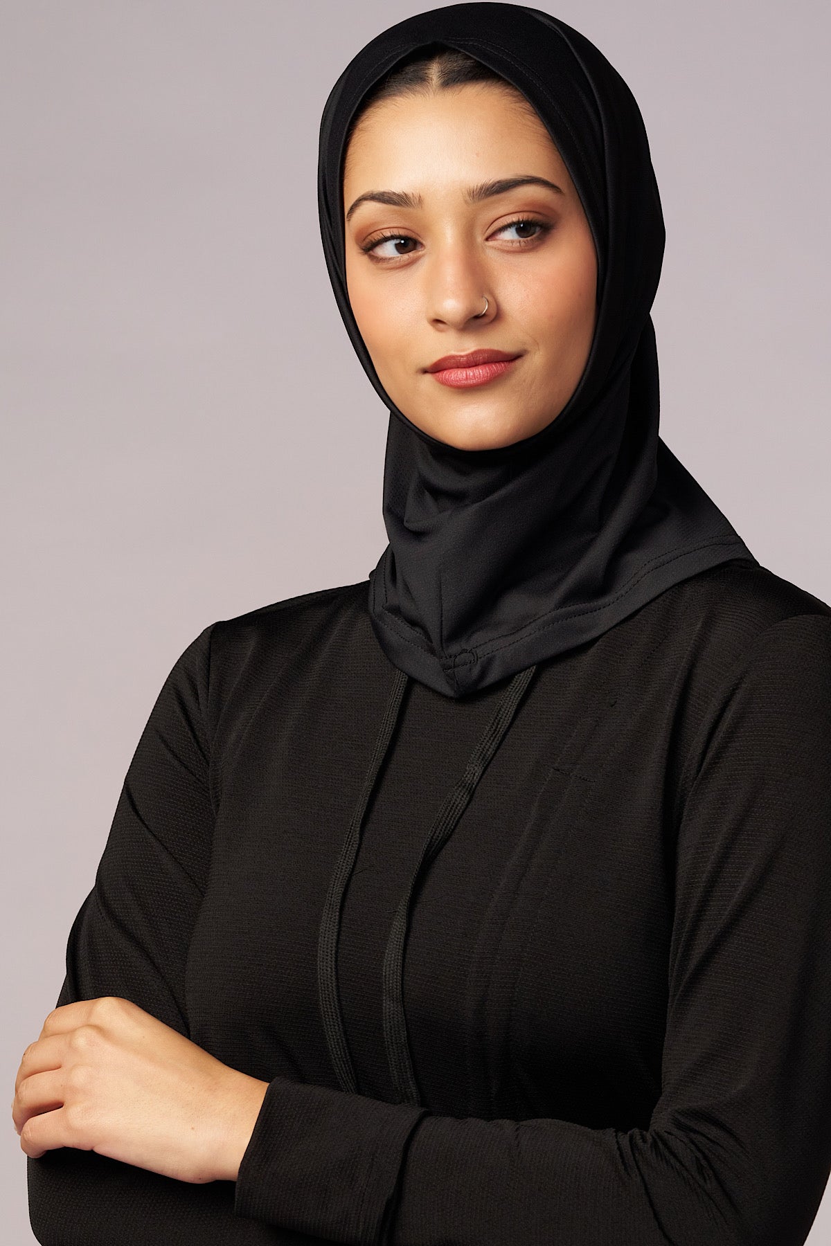AeroFit Active Hijab - Black