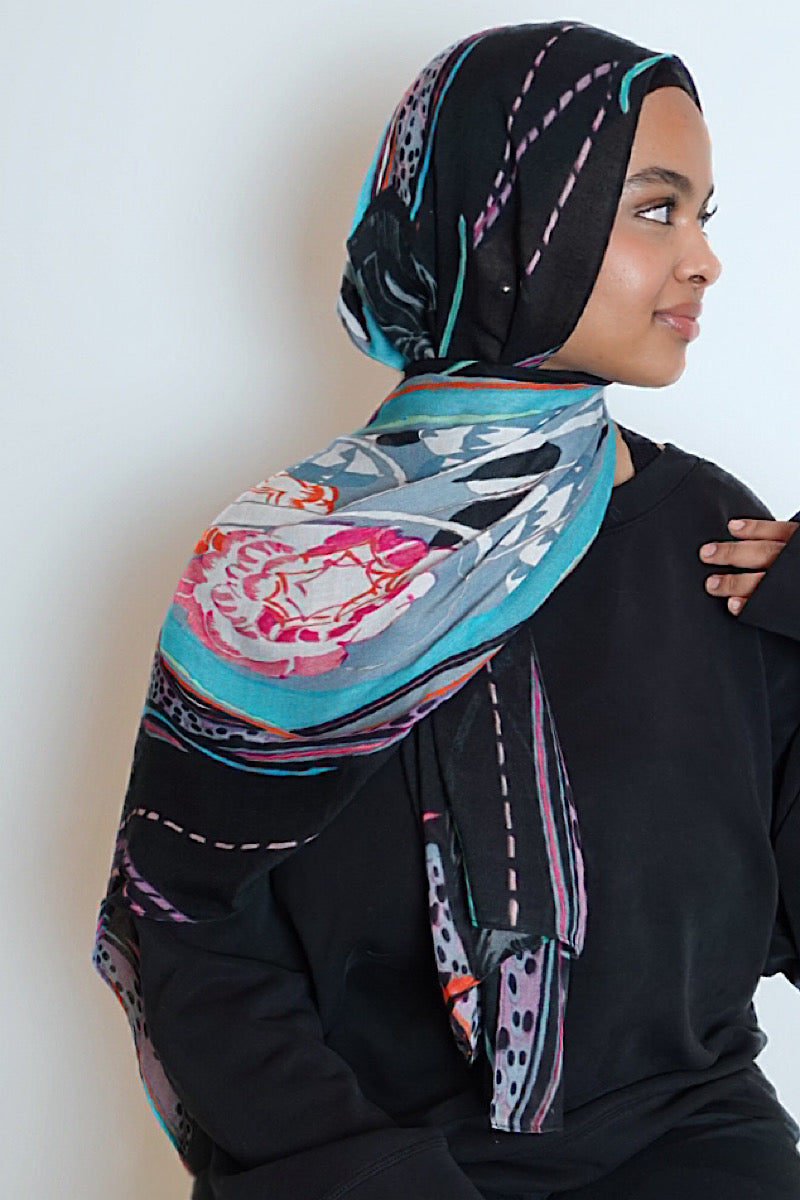 Modal Hijab - Summer Swirl