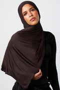 Petite Jersey Hijab - Cocoa