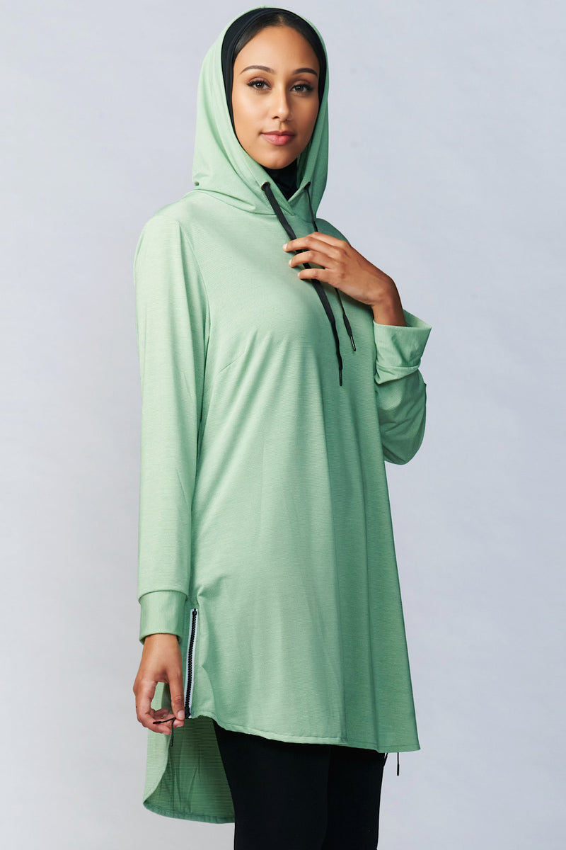 Hooded Fit PRO- Mint Green