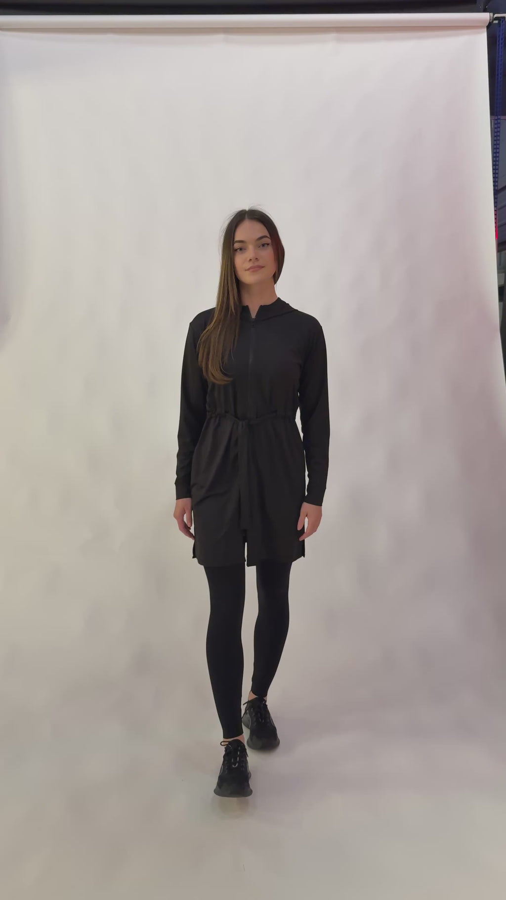 Belted Hoodie PRO - Black