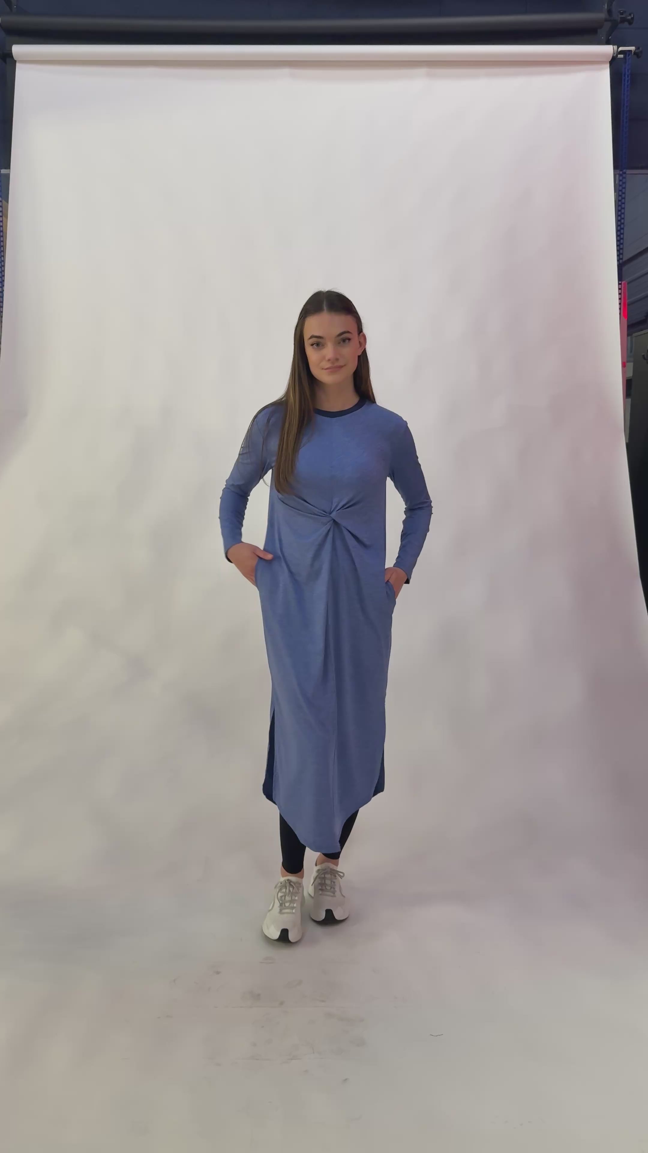 Flow Fit PRO Dress - Denim Blue
