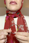 Hijab Ring - White Tortoise