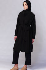 Black Belted Robe