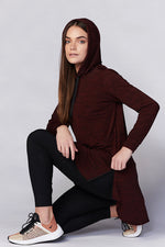 Hooded Fit PRO- Burgundy