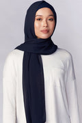 Petite Chiffon Hijab - Midnight