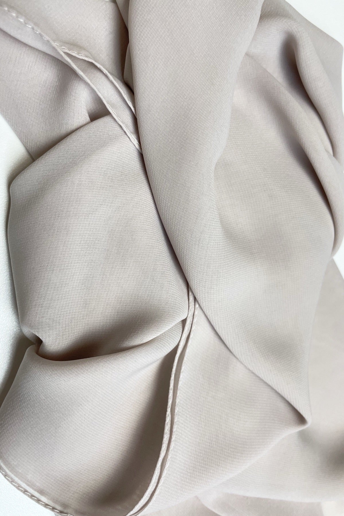 Petite Chiffon Hijab - Greige