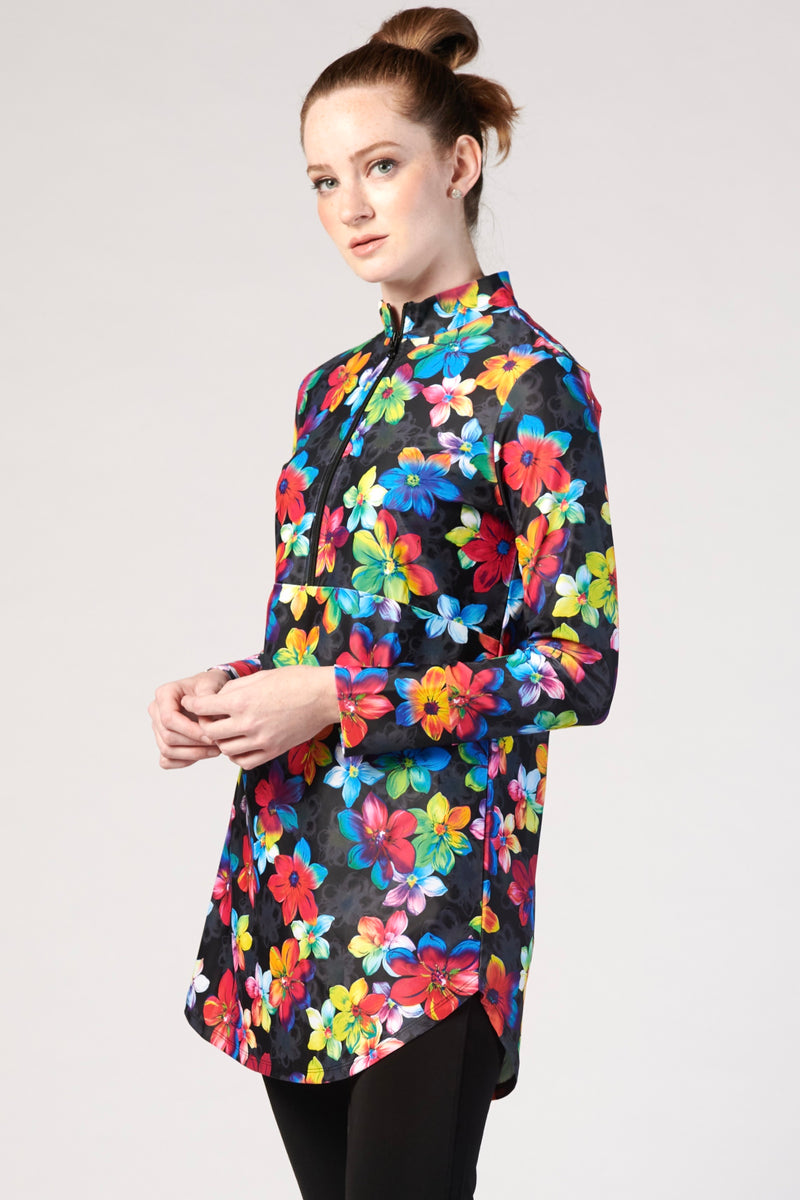 Superpower Swim Top - Petals