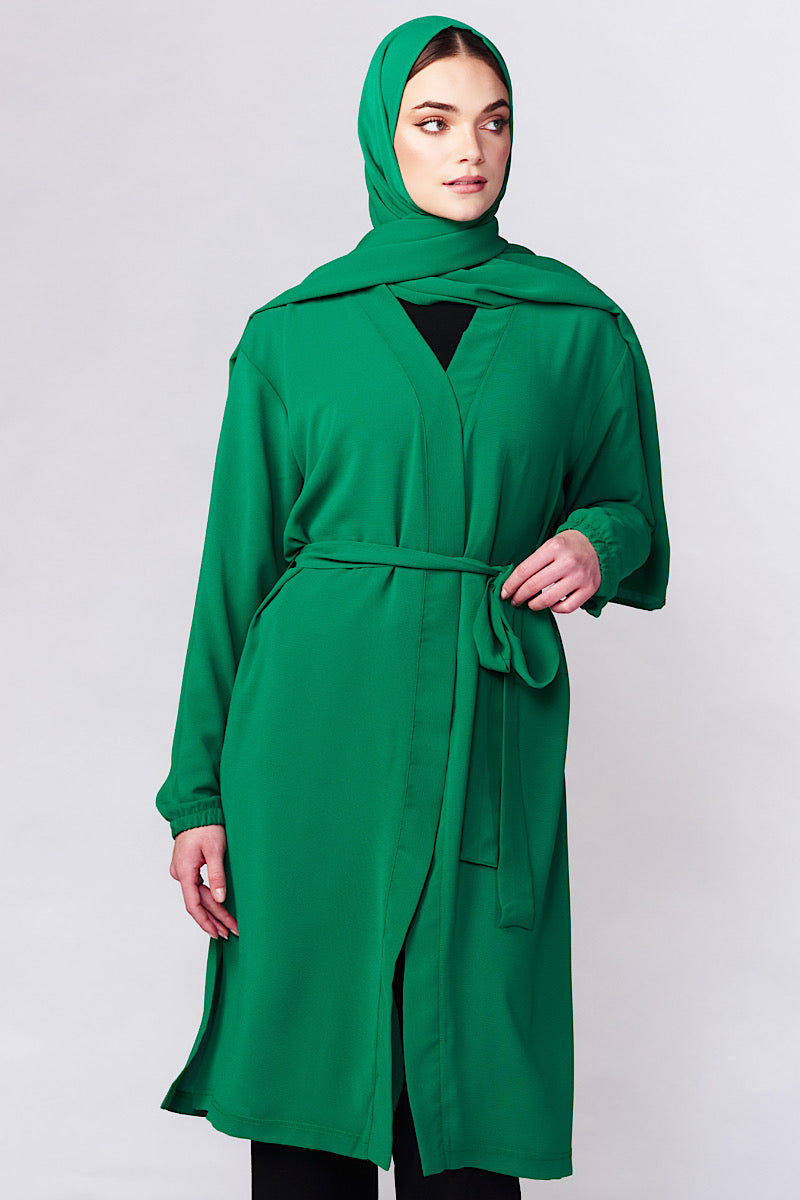 Forest Belted Robe