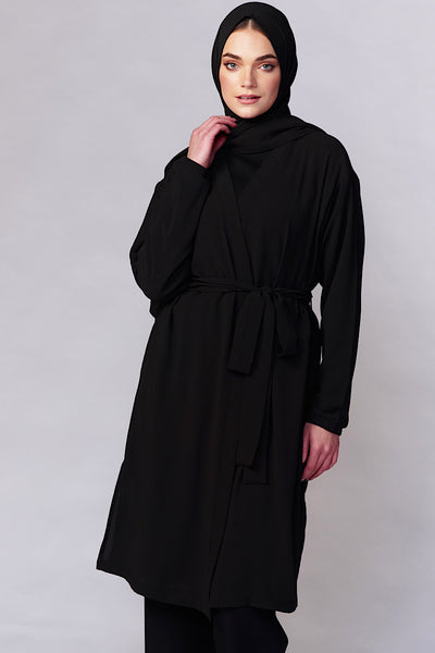 Black Belted Robe – Zeena
