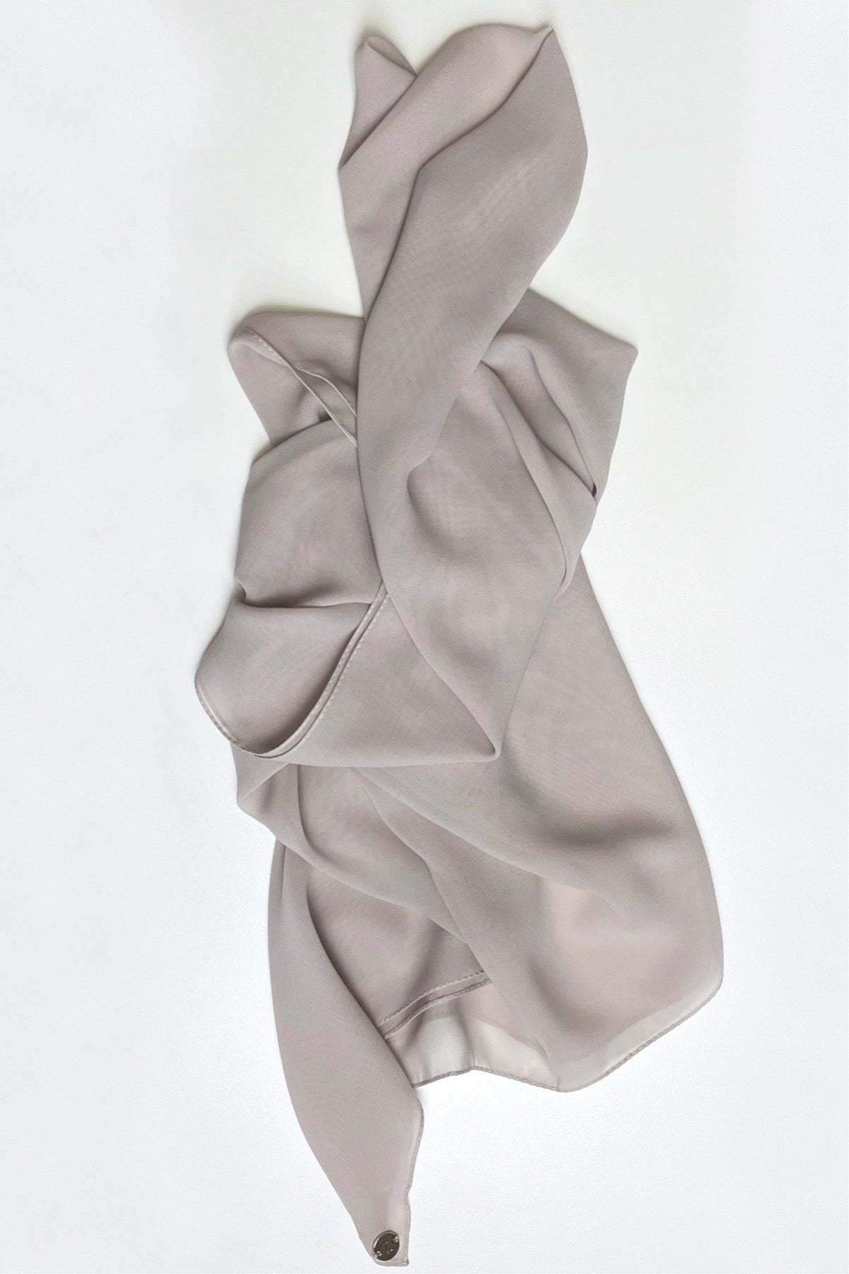 Petite Chiffon Hijab - Greige