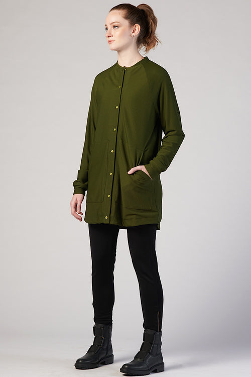 Athletic Mesh Jacket - Army