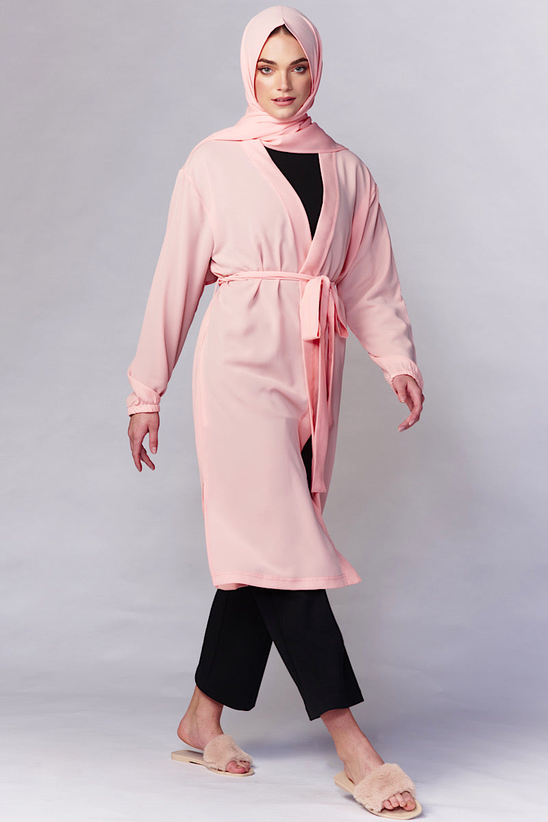 Crepe Belted Robe
