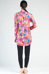 Ruche Swim Top - Azalea