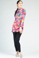 Ruche Swim Top - Azalea