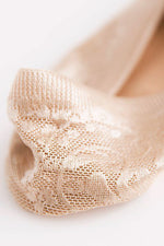 Lace Liner Socks - Nude